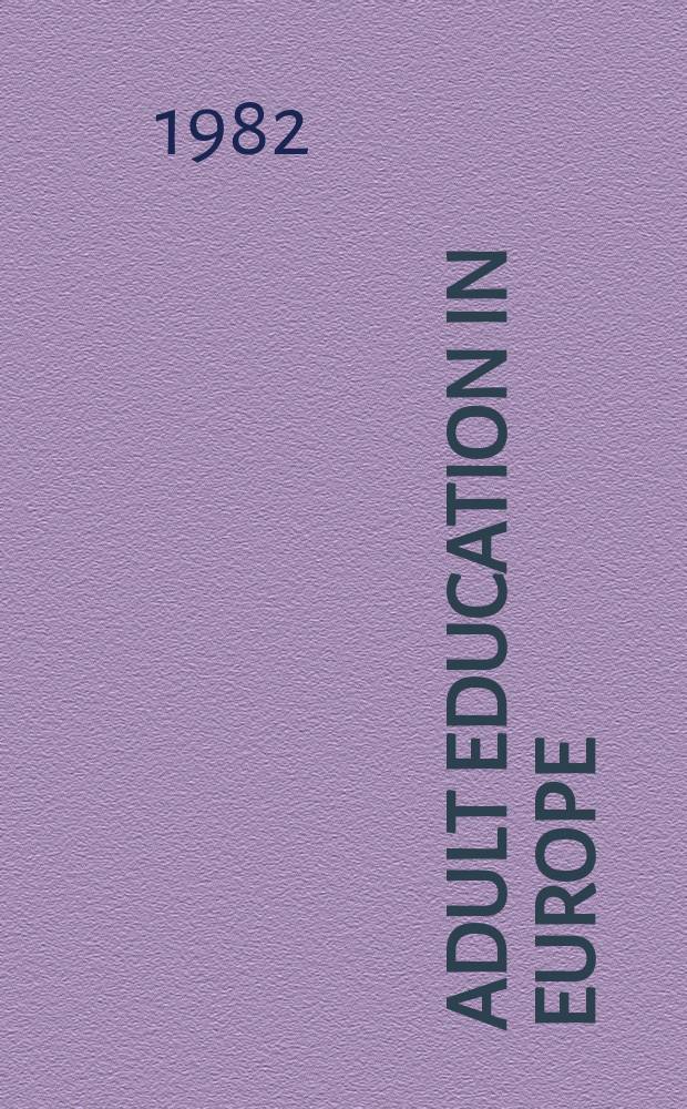 Adult education in Europe : Studies and doc. №12 : Adult education in the People’s Republic of Bulgaria