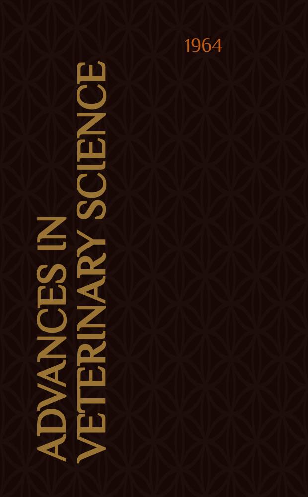 Advances in veterinary science