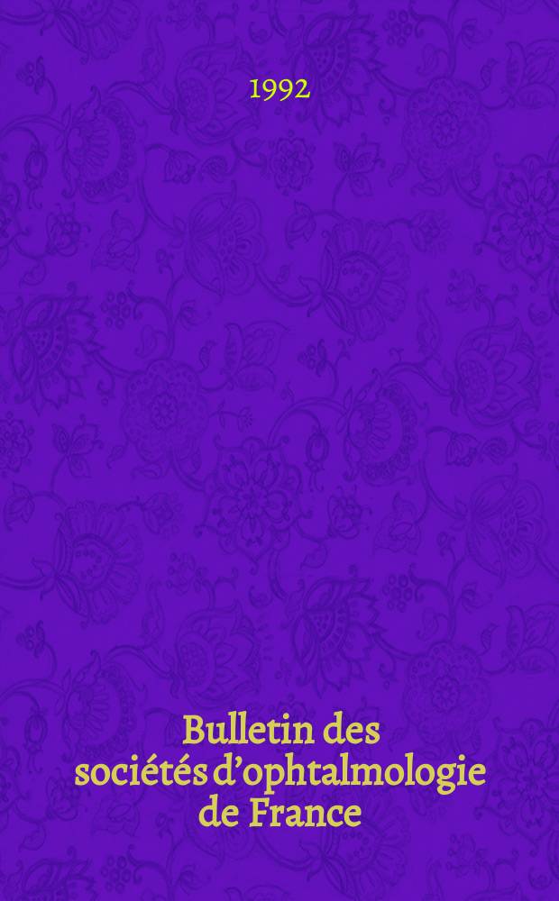 Bulletin des sociétés d’ophtalmologie de France : L’imagerie par résonance magnétique (IRM) en ophtalmologie