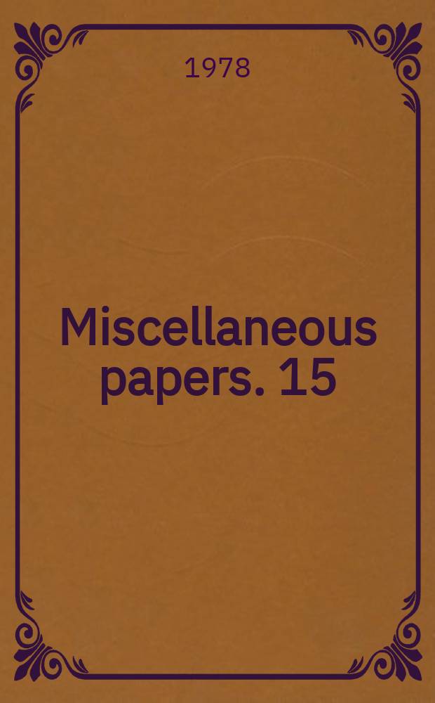 Miscellaneous papers. 15 : Food technology at the Agricultural university Wageningen