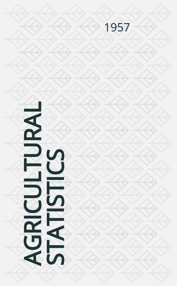 Agricultural statistics : England and Wales