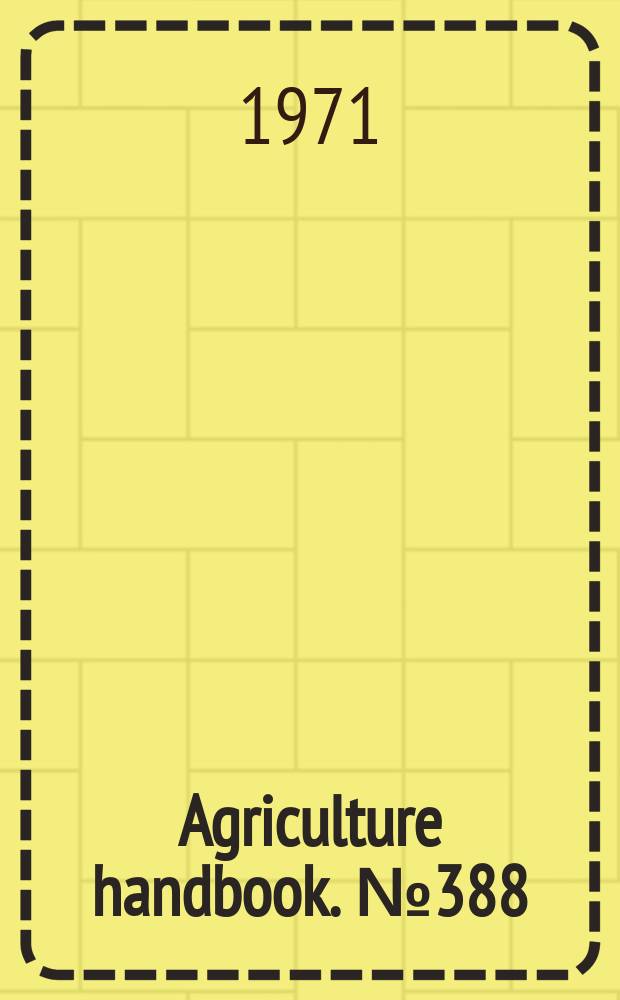 Agriculture handbook. №388 : Sweet potato culture and diseases