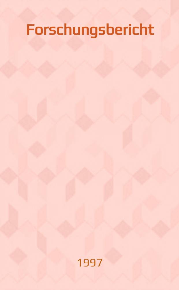 Forschungsbericht