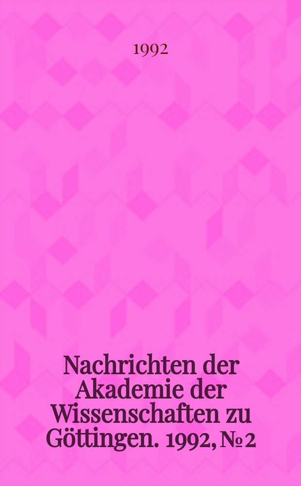 Nachrichten der Akademie der Wissenschaften zu Göttingen. 1992, №2 : Schneelager und Aufeis in Tälern der Richardson Mountains, NW-Kanada