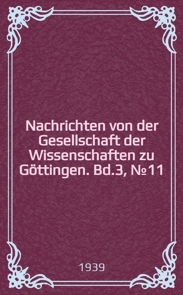 Nachrichten von der Gesellschaft der Wissenschaften zu Göttingen. Bd.3, №11 : Photochemische Zersetzung von KH und KD in KBr-Kristallen