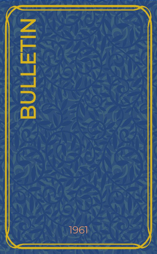 Bulletin