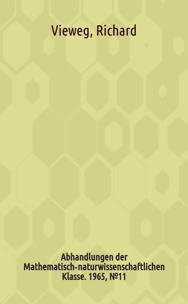 Abhandlungen der Mathematisch-naturwissenschaftlichen Klasse. 1965, №11 : Ephemeridenzeit und Atomzeit