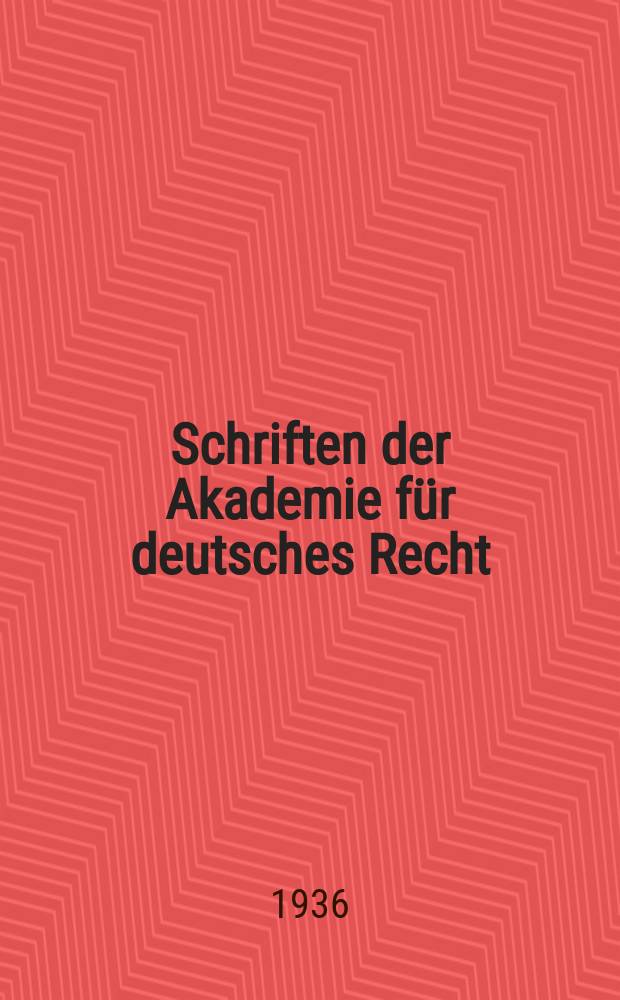 Schriften der Akademie für deutsches Recht : Texte und Übersetzungen. Bd.12 : Altspanisch-gotische Rechte