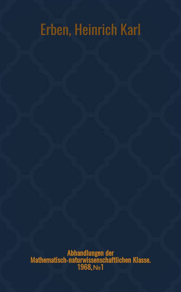 Abhandlungen der Mathematisch-naturwissenschaftlichen Klasse. 1968, №1 : Über die Schalenstruktur von Monoplacophoren