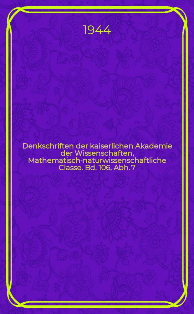 Denkschriften der kaiserlichen Akademie der Wissenschaften, Mathematisch-naturwissenschaftliche Classe. Bd. 106, Abh. 7 : Die novaähnlichen veränderlichen Sterne