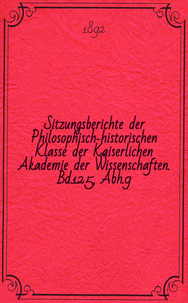 Sitzungsberichte der Philosophisch-historischen Klasse der Kaiserlichen Akademie der Wissenschaften. Bd.125, Abh.9 : Das pflichtmässige Rügen auf den Jahrdingen und sein Verfahren