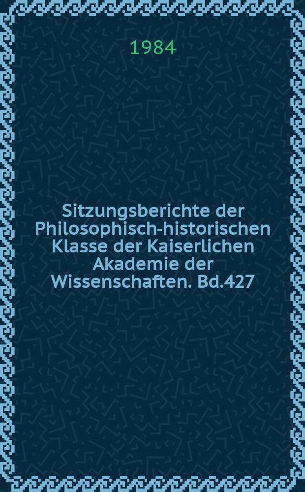 Sitzungsberichte der Philosophisch-historischen Klasse der Kaiserlichen Akademie der Wissenschaften. Bd.427 : Die österreichische Kartographie im 18. und zu Beginn des 19. Jahrhunderts