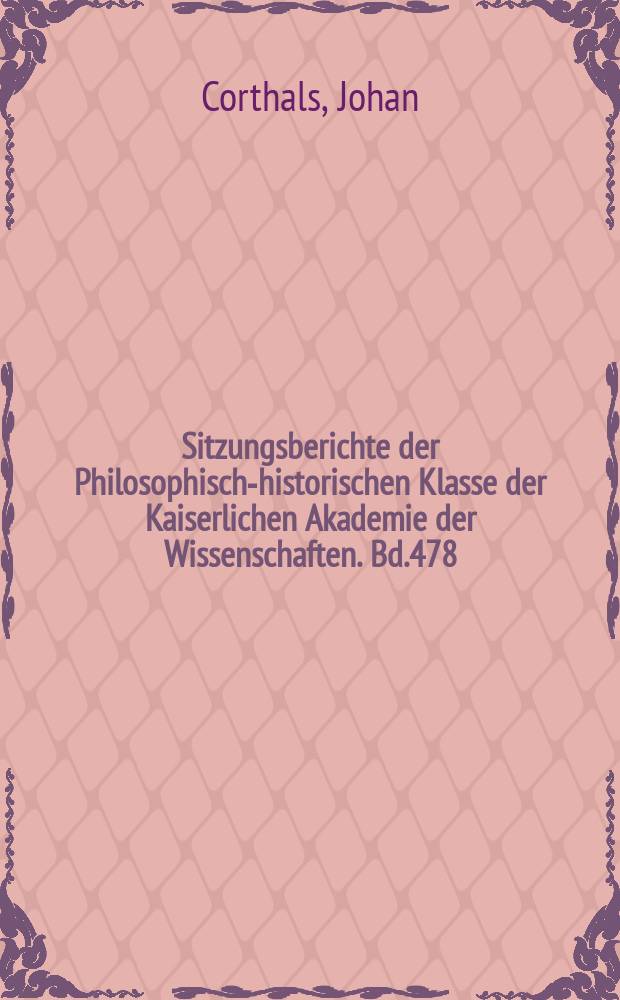 Sitzungsberichte der Philosophisch-historischen Klasse der Kaiserlichen Akademie der Wissenschaften. Bd.478 : Táin Bó Regamna