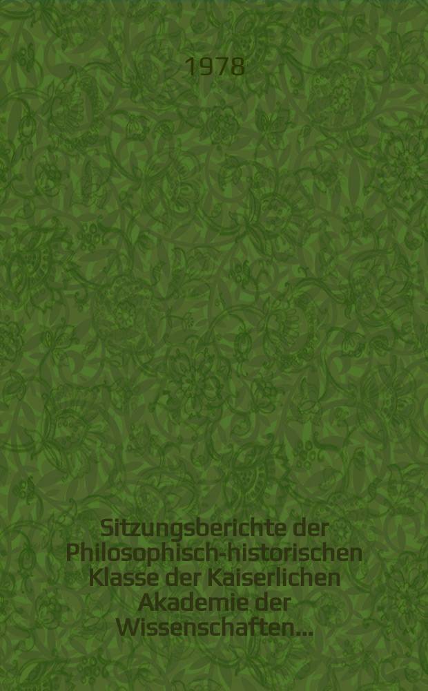 Sitzungsberichte der Philosophisch-historischen Klasse der Kaiserlichen Akademie der Wissenschaften. ... : Mitteilungen der Kommission für Burgenforschung und Mittelalter-Archäologie