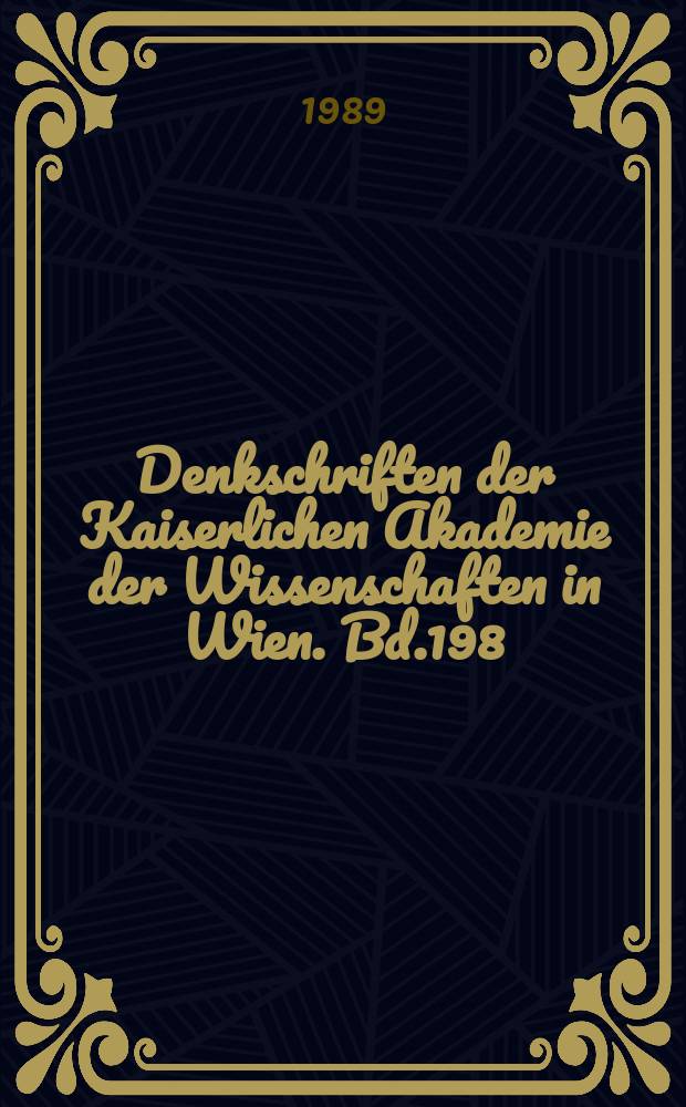 Denkschriften der Kaiserlichen Akademie der Wissenschaften in Wien. Bd.198 : Papsturkunden 896-1046