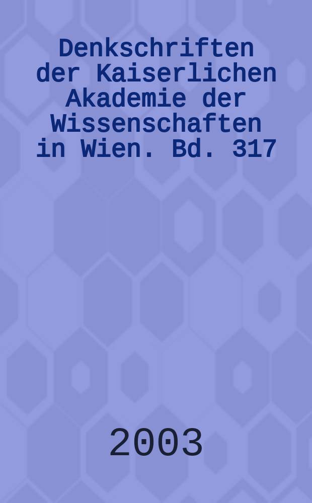 Denkschriften der Kaiserlichen Akademie der Wissenschaften in Wien. Bd. 317 : Sylloge nummorum Sasanidarum