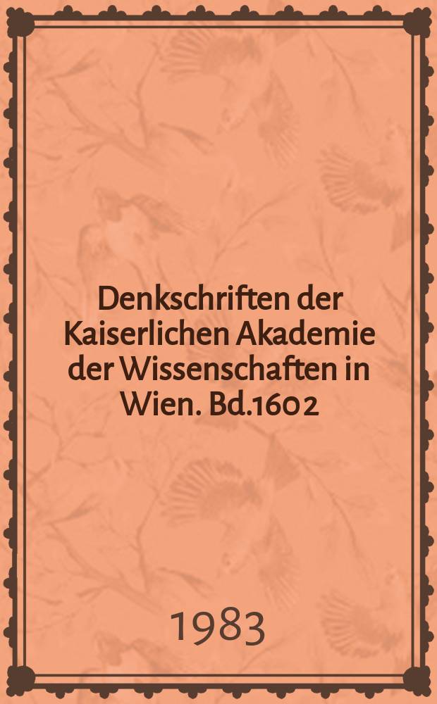 Denkschriften der Kaiserlichen Akademie der Wissenschaften in Wien. Bd.160 [2] : Flamische Schule