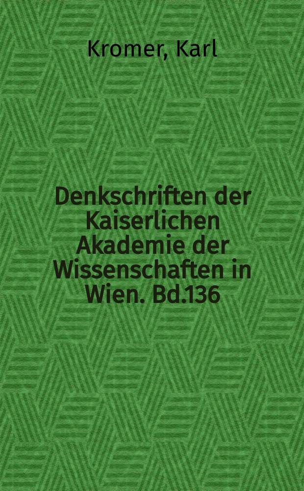 Denkschriften der Kaiserlichen Akademie der Wissenschaften in Wien. Bd.136 : Siedlungsfunde aus dem frühen Alten Reich in Giseh