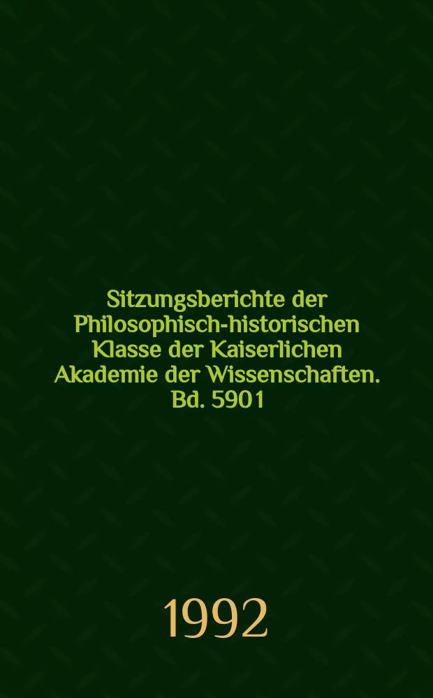 Sitzungsberichte der Philosophisch-historischen Klasse der Kaiserlichen Akademie der Wissenschaften. Bd. 590 [1] : Japanese biographies