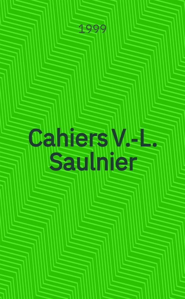 Cahiers V.-L. Saulnier