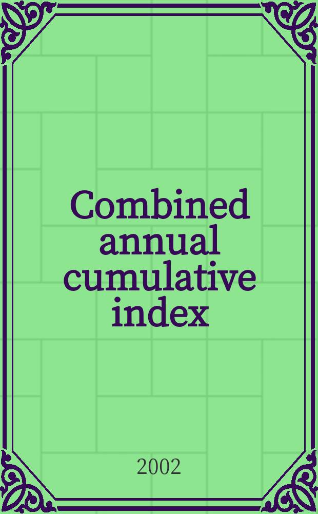 Combined annual cumulative index