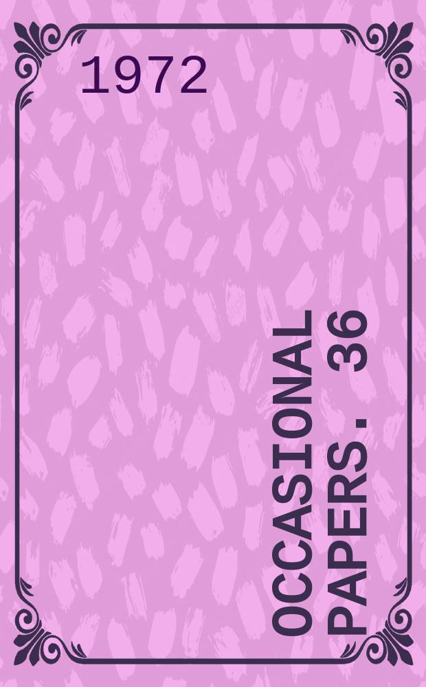 Occasional papers. 36 : Do trade unions cause inflation?
