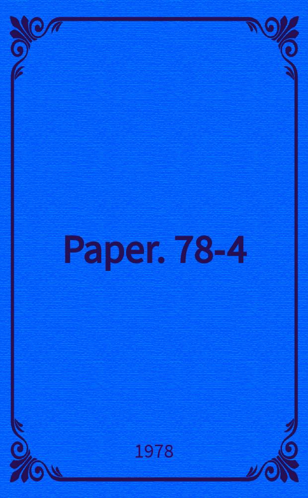 Paper. 78-4