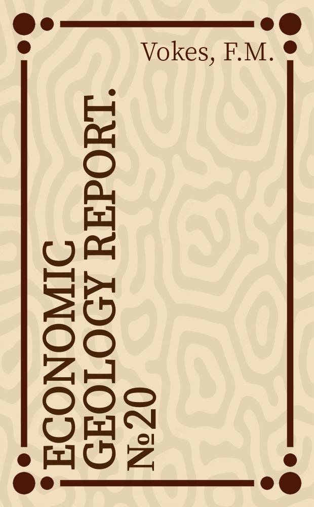 Economic geology report. №20 : Molybdenum deposits of Canada