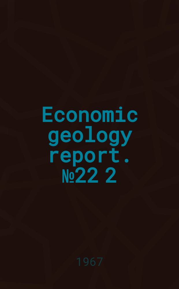 Economic geology report. №22[2] : Geology of iron deposits in Canada