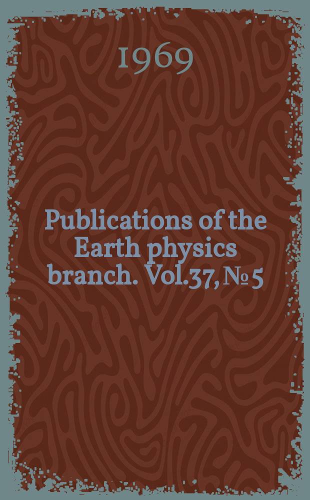 Publications of the Earth physics branch. Vol.37, №5 : A three-component aeromagnetic survey of the nordic countries and the Greenland sea