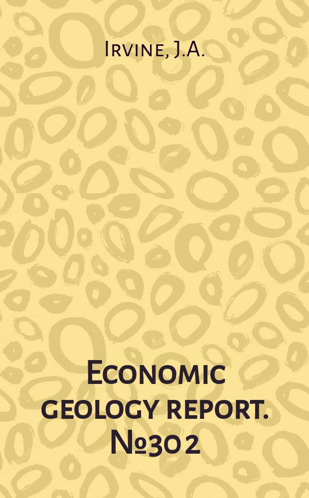 Economic geology report. №30[2] : Coal resources of southern Saskatchewan