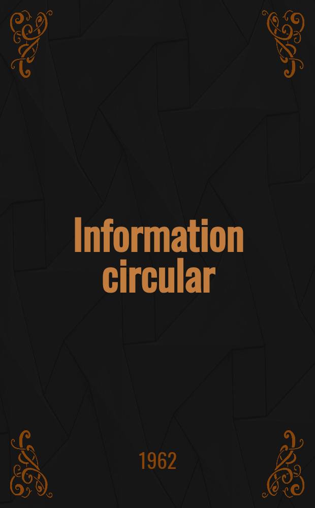 Information circular