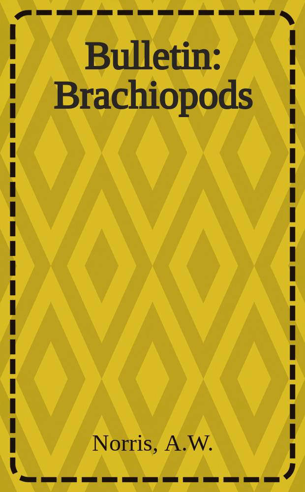 Bulletin : Brachiopods (Schizophoria, Strophodonta (Strophodonta))