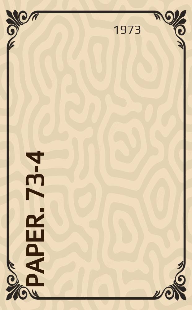 Paper. 73-4