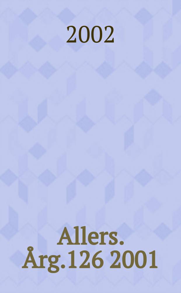 Allers. Årg.126 2001/2002, №7