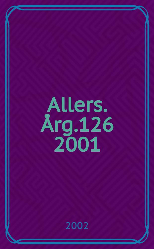 Allers. Årg.126 2001/2002, №9