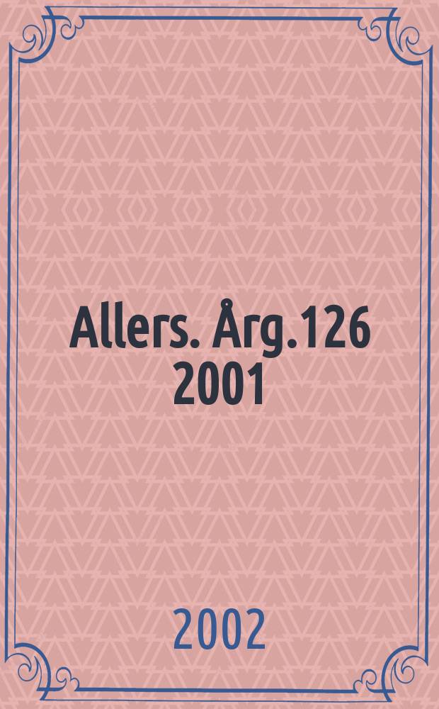 Allers. Årg.126 2001/2002, №14