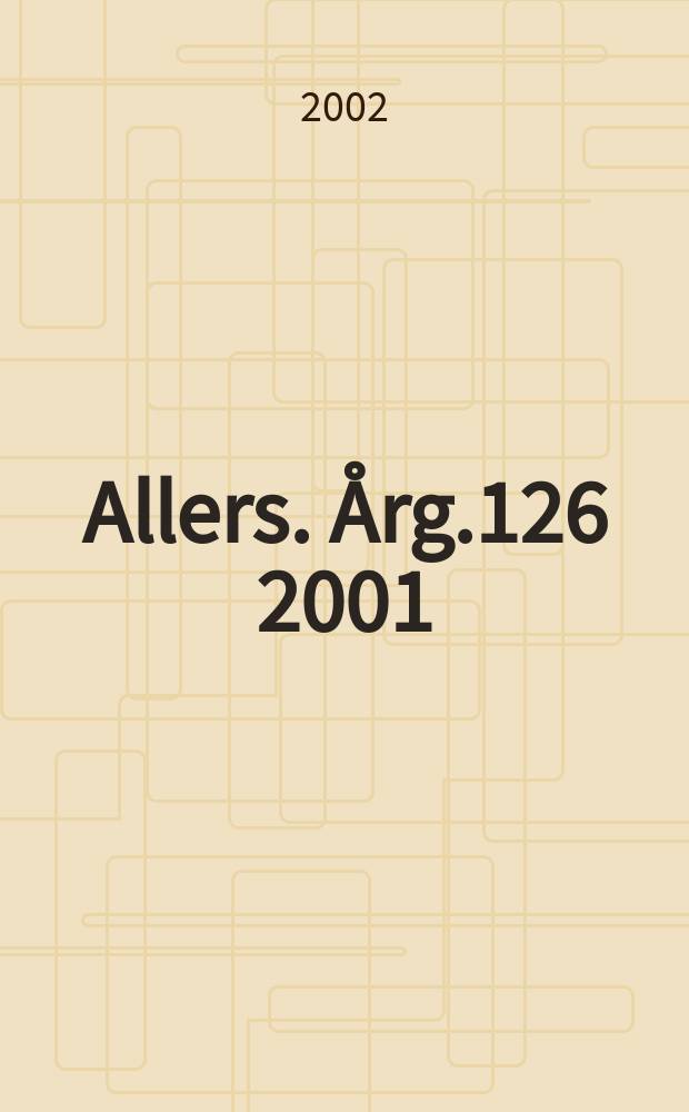 Allers. Årg.126 2001/2002, №39