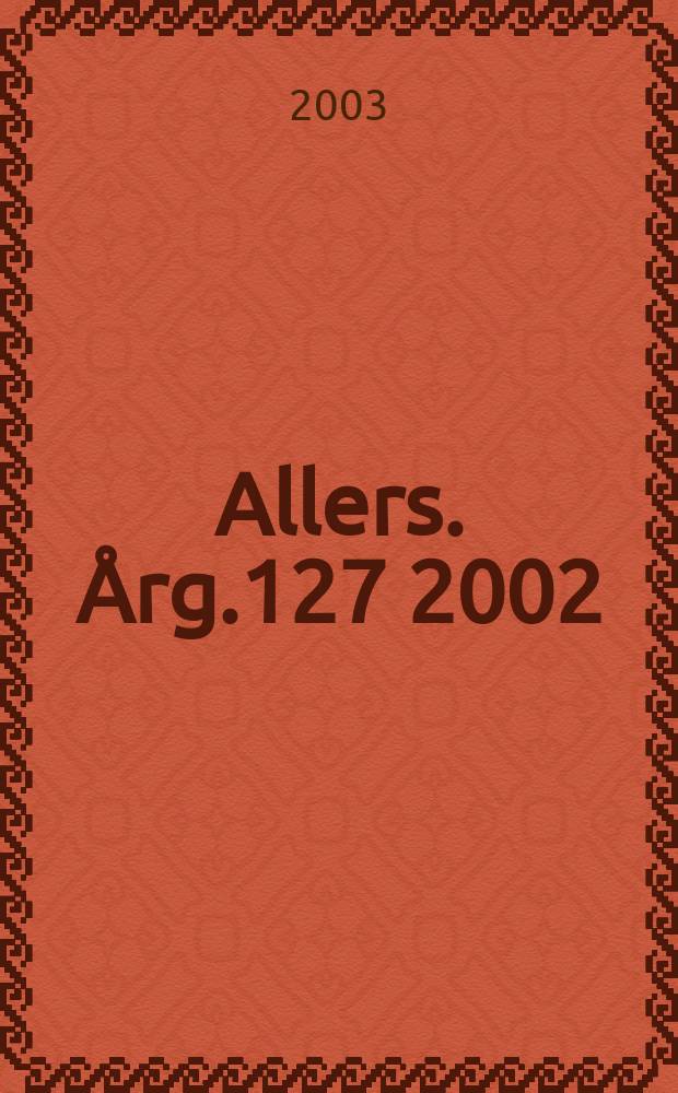 Allers. Årg.127 2002/2003, №20
