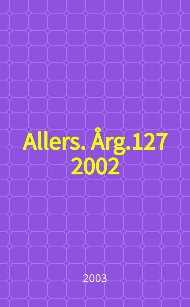 Allers. Årg.127 2002/2003, №21
