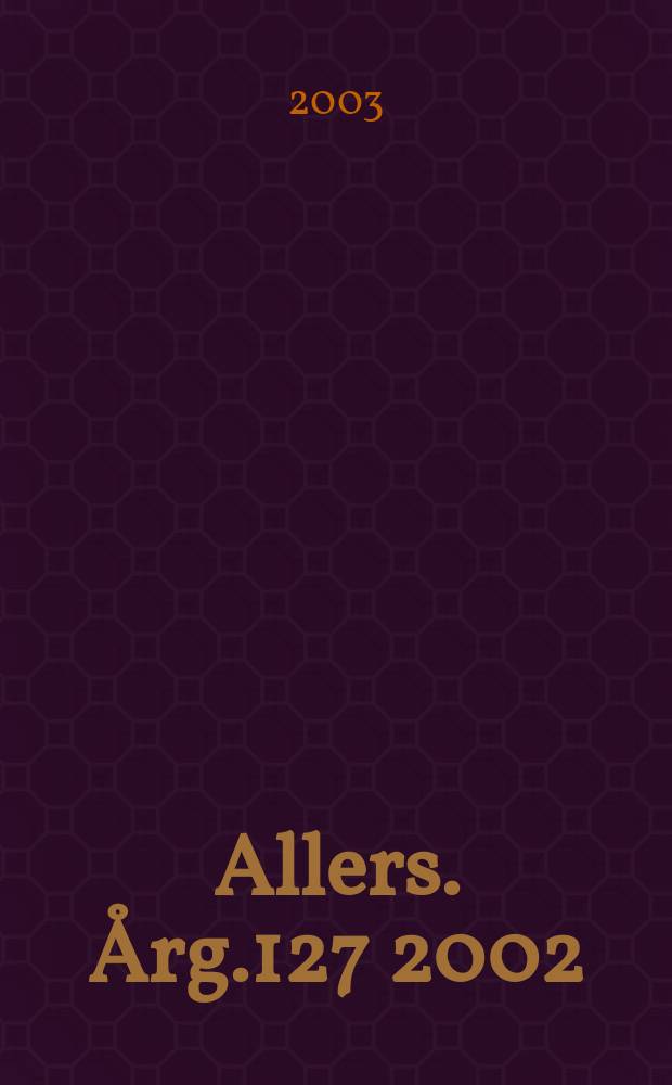 Allers. Årg.127 2002/2003, №29