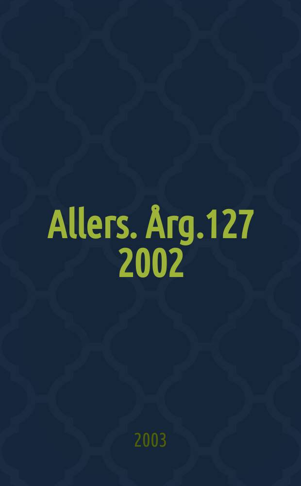 Allers. Årg.127 2002/2003, №32