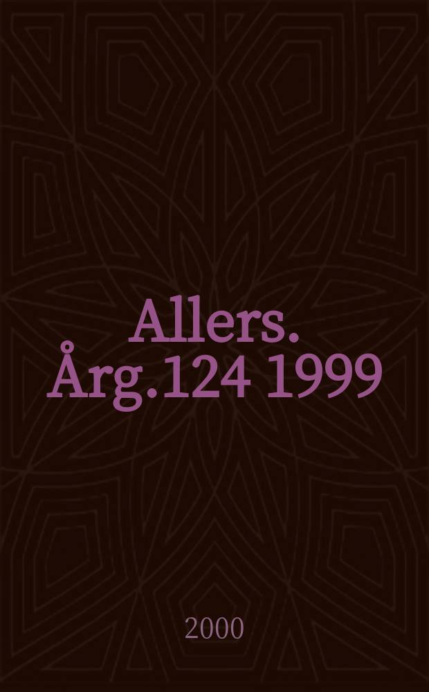 Allers. Årg.124 1999/2000, №8