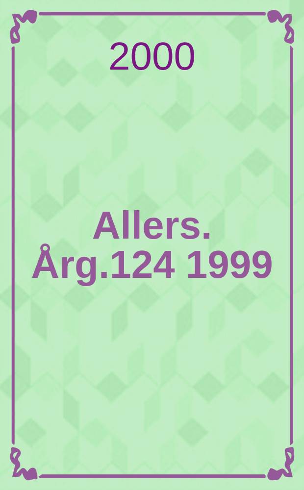 Allers. Årg.124 1999/2000, №16