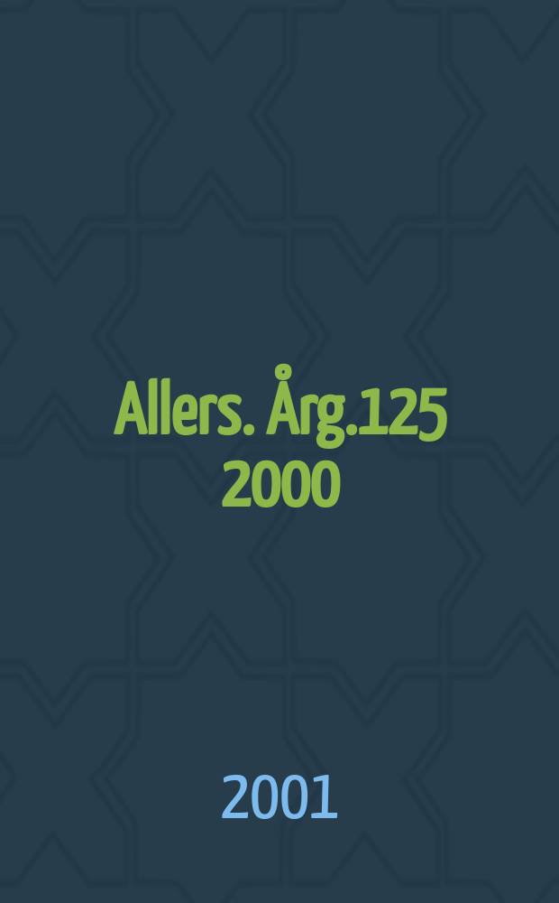 Allers. Årg.125 2000/2001, №17