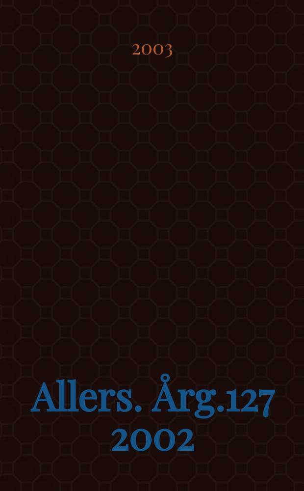 Allers. Årg.127 2002/2003, №36