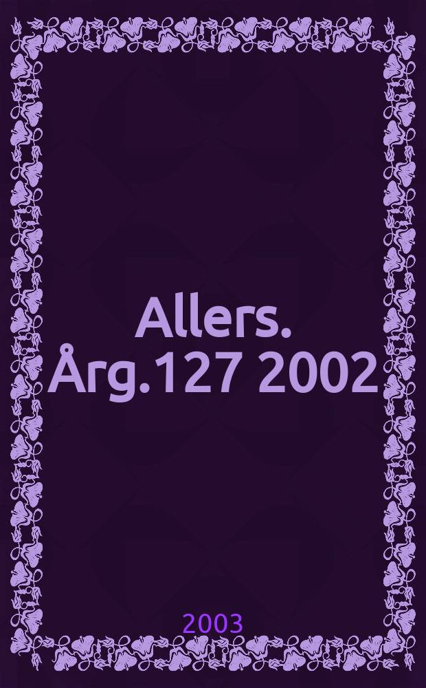 Allers. Årg.127 2002/2003, №50