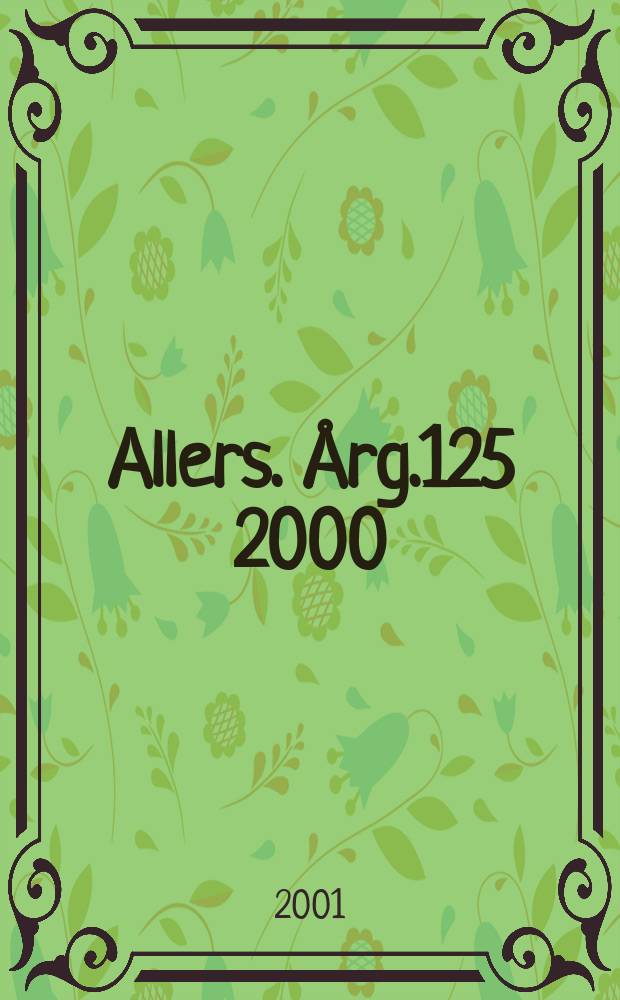 Allers. Årg.125 2000/2001, №49