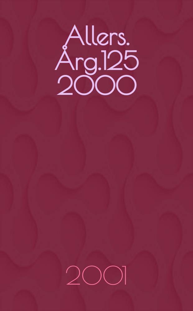 Allers. Årg.125 2000/2001, №50