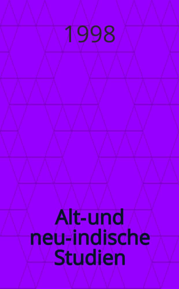 Alt-und neu-indische Studien : Hrsg. vom Seminar f&uuml;r Kultur und Geschichte Indiens an der Hamburgischen Universit&auml;t. 44 : Yuktid&icirc;pikā